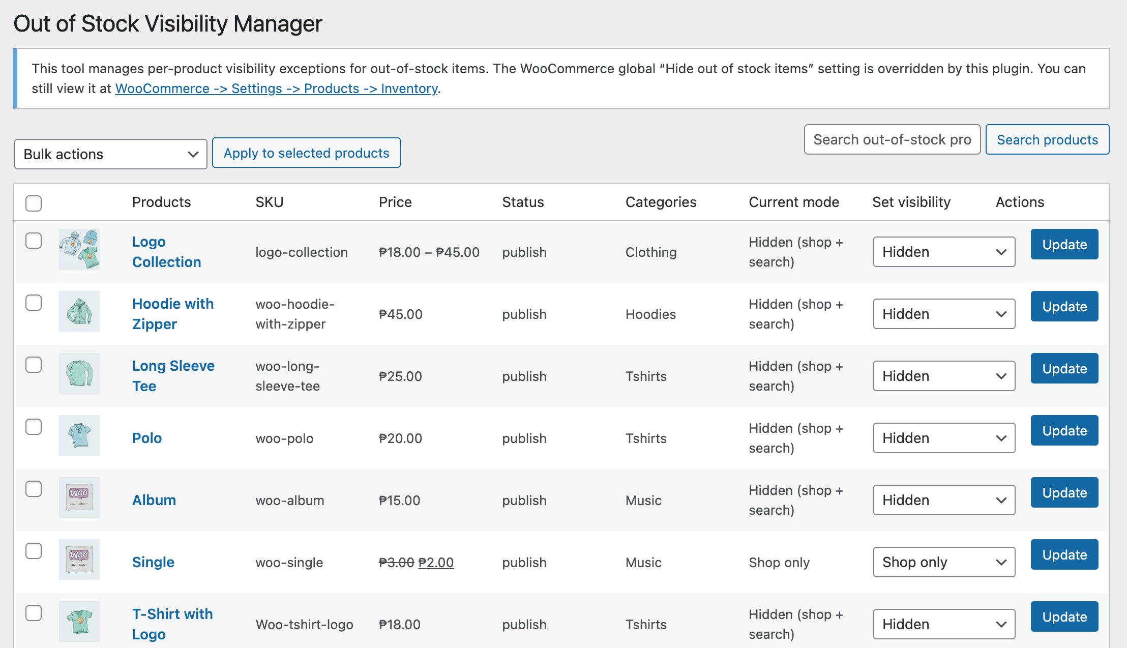 How to Hide or Show Out-of-Stock Products in WooCommerce (Per-Product Control)